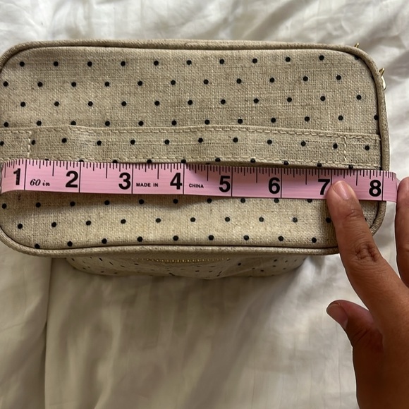 Kate Spade Out to Lunch small handle lunch bag POLKA DOT  EUC - Picture 7 of 9